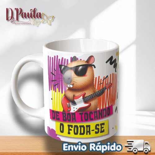 Caneca Capivara Divertida 325ml | Presente Criativo