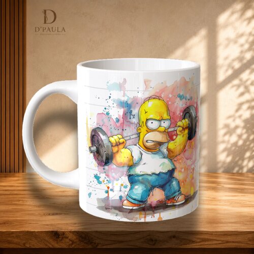 Caneca Pai Maromba em Cerâmica 325ml | Presente Criativo Dia dos