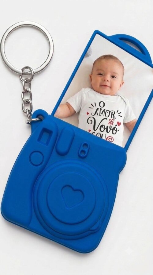 Chaveiro camera personalizado