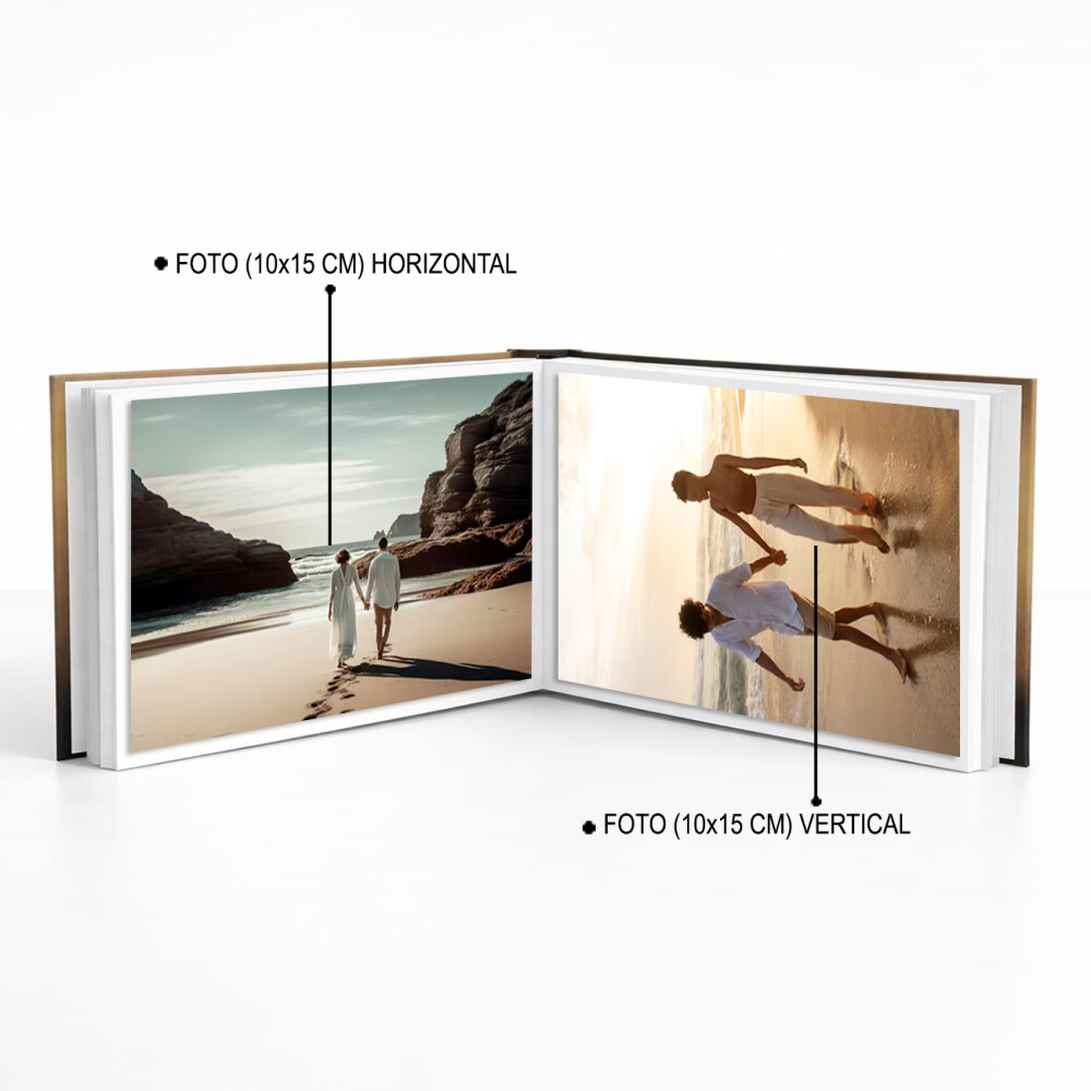 Álbum de fotos autocolante para 20 fotos  10x15cm personalizado