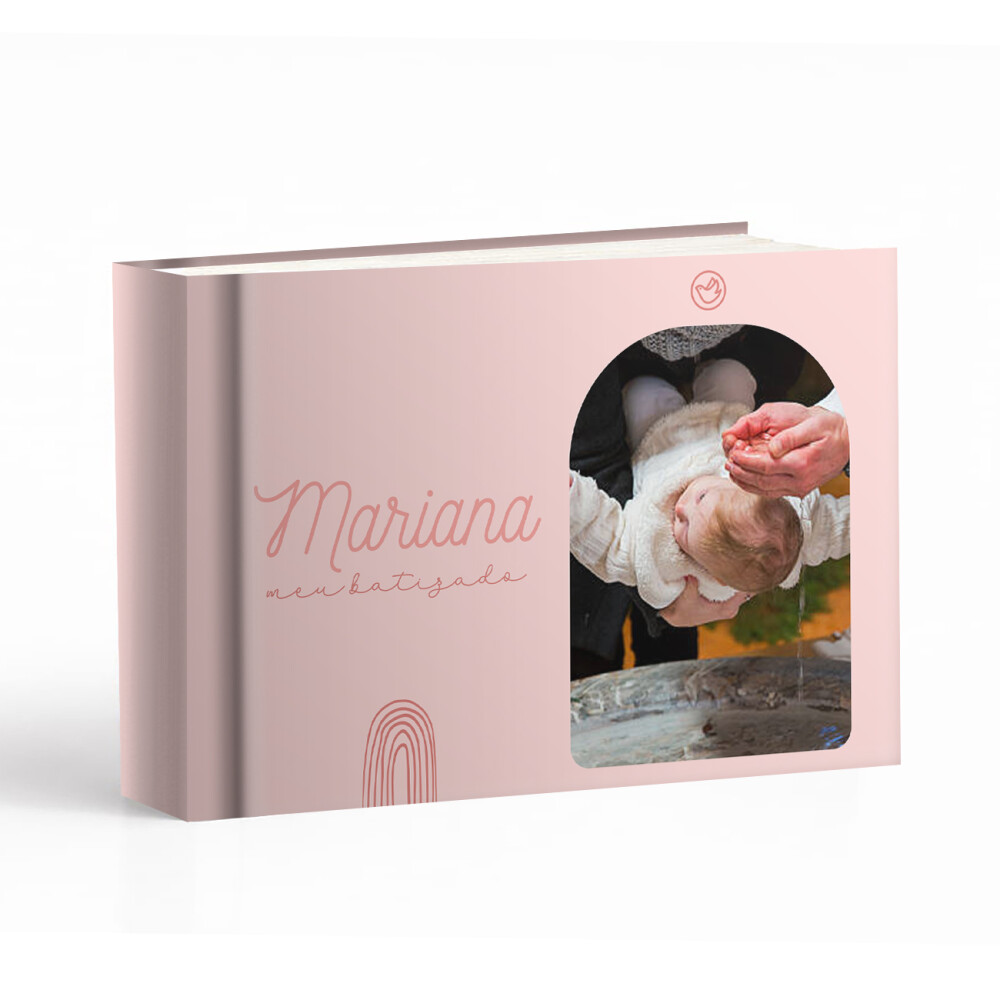 Álbum de fotos autocolante para 30 fotos  15x21cm Batizado