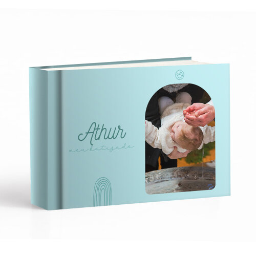 Álbum de fotos autocolante para 30 fotos  15x21cm Batizado