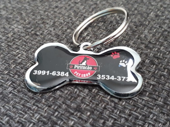 150 Unidades- Chaveiro Pingente Osso - Personalizado