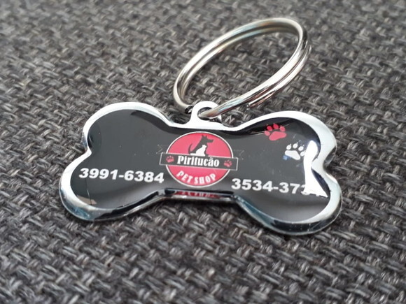 200 Unidades- Chaveiro Pingente Osso - Personalizado