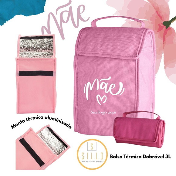 Bolsa Térmica 3 Litros - 14776 - Personalizada-dia das Mães