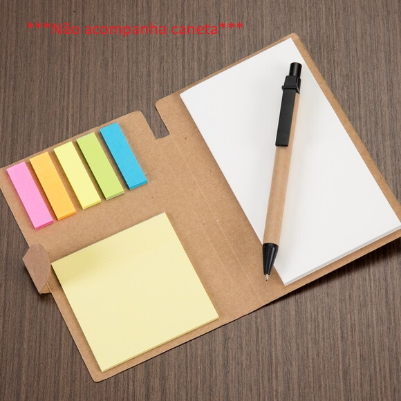 Caderneta com Post-it e Caneta- 11911-personalizado
