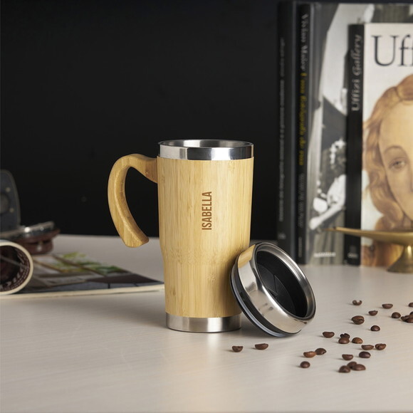 Caneca Bambú 500ml 18643- Personalizada