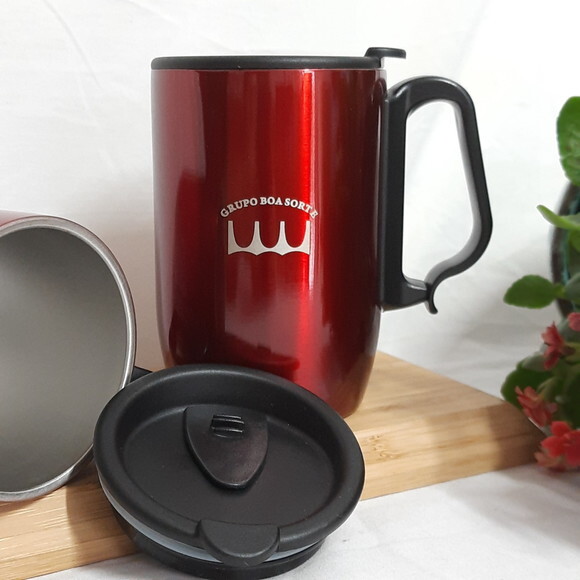 Caneca Inox de 400 Cod.18624 - Personalizada