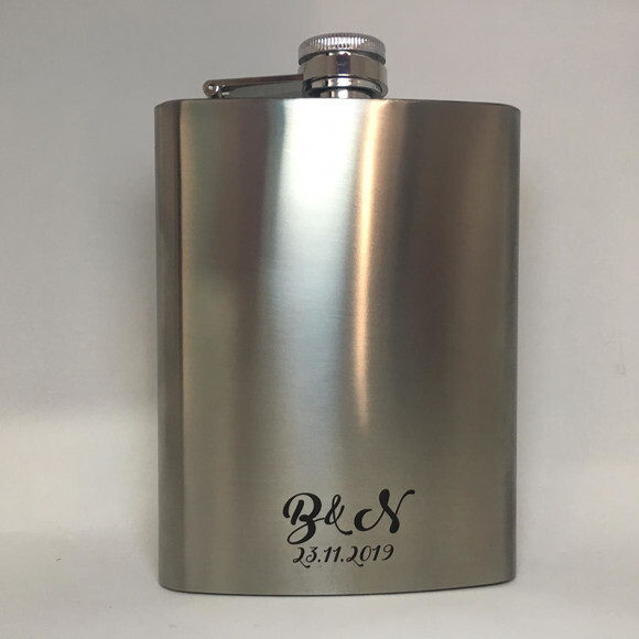 Cantil -porta Whisky Personalizado de Inox 8oz 141306
