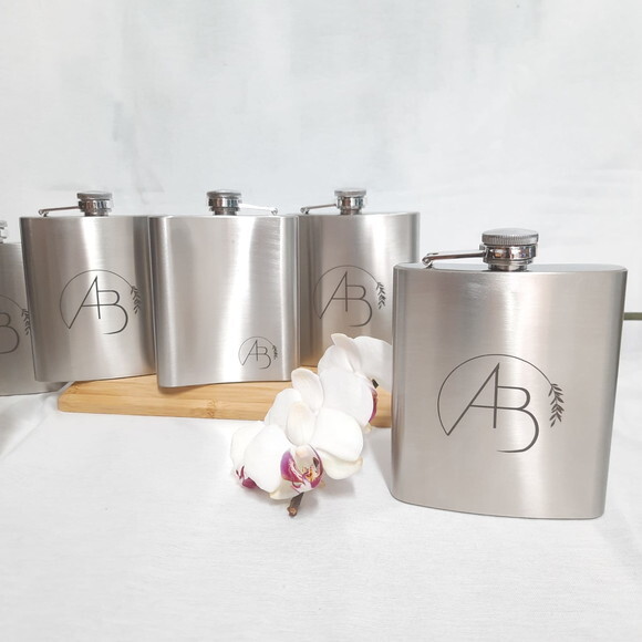 Cantil Inox 6 Oz - Presente Personalizado