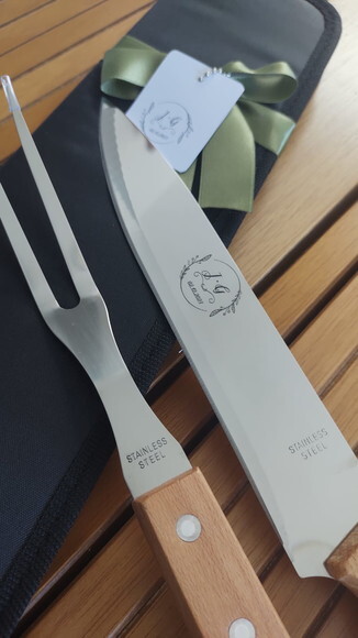 Casamento Padrinho Kit Churrasco Personalizado 2 Pçs