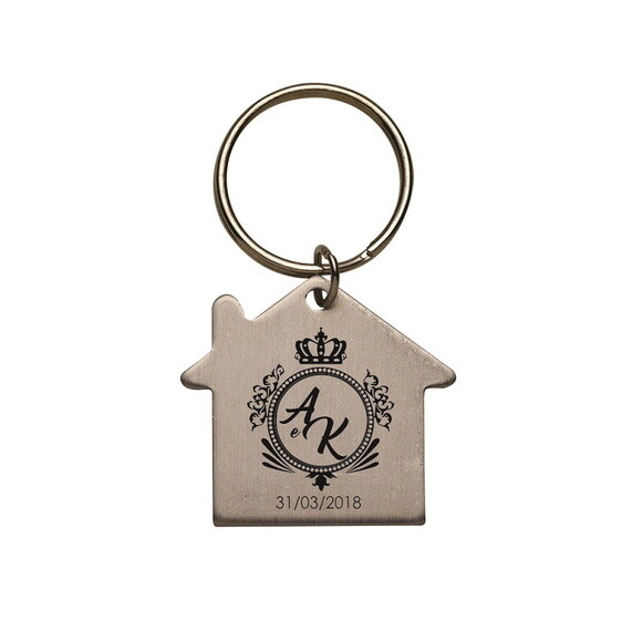 Chaveiro Casa Personalizado - Cod 200- 50 Unidades