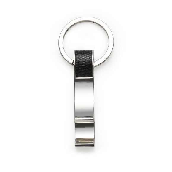 Chaveiro Metal Abridor com Couro 13252