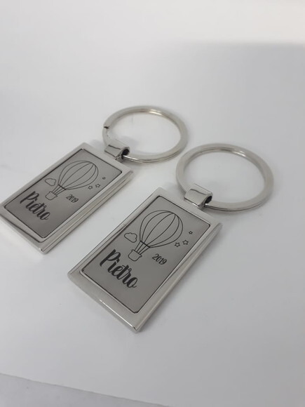 Chaveiro Metal Retangular 1955 - 10 Unidades