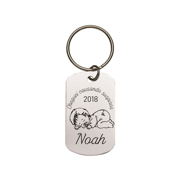 Chaveiro Tag Personalizado - 201 - 10 Unidades
