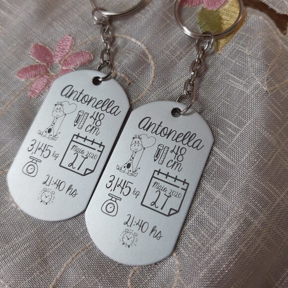 Chaveiro Tag Personalizado - 201 - 10 Unidades