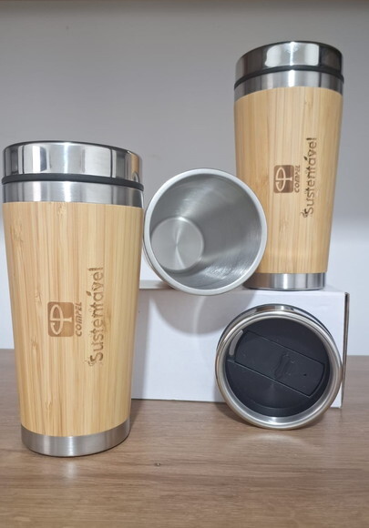 Copo Bambú 500ml 94241- Personalizada