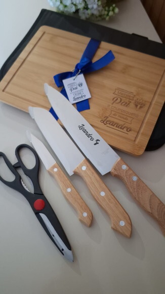 Dia dos Pais - Kit Churrasco 5 Peças Personalizado 2250