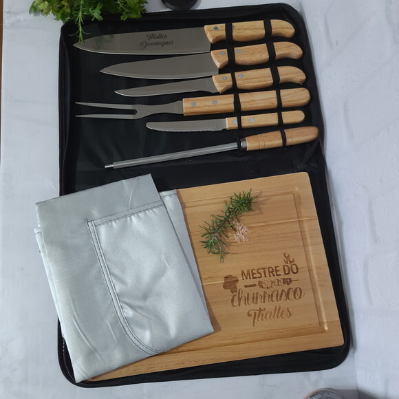 Dia dos Pais -presente Personalizado - Kit Churrasco 12089