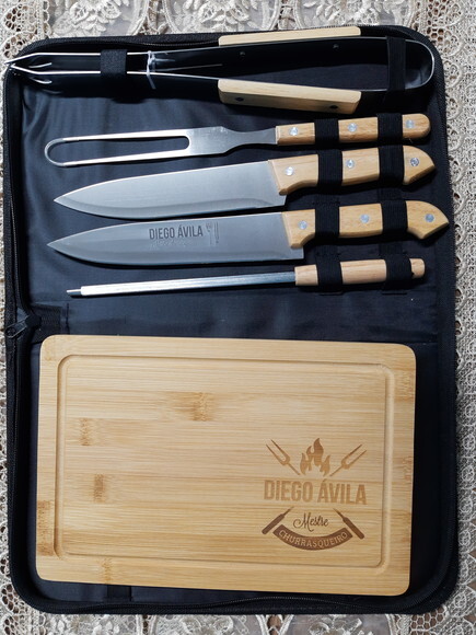 Dia dos Pais - Kit Churrasco Cod 94142 - 5 Peças