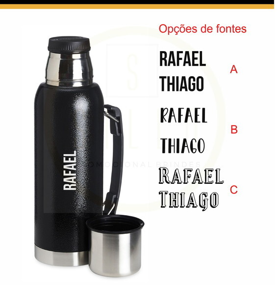 Garrafa Térmica 1 Litro - Cod 18678- Personalizada