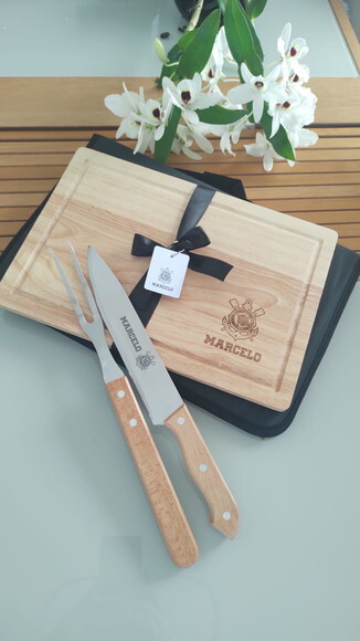 Kit Churrasco 3 Peças com Tábua 3328 - Personalizado
