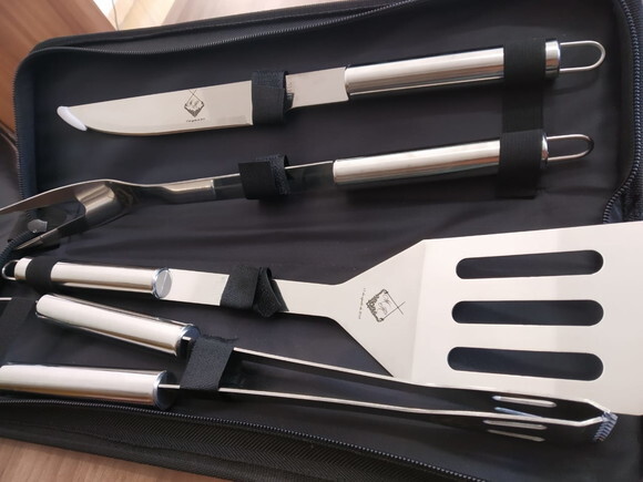 Kit Churrasco 4 Peças - 7444 -personalizado