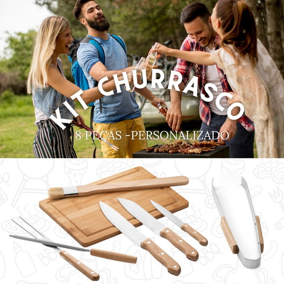 Kit Churrasco 8 Pçs -94104