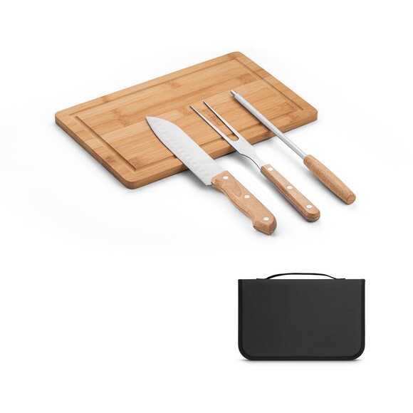 Kit Churrasco Personalizado 03 Peças com Tabua - 94107