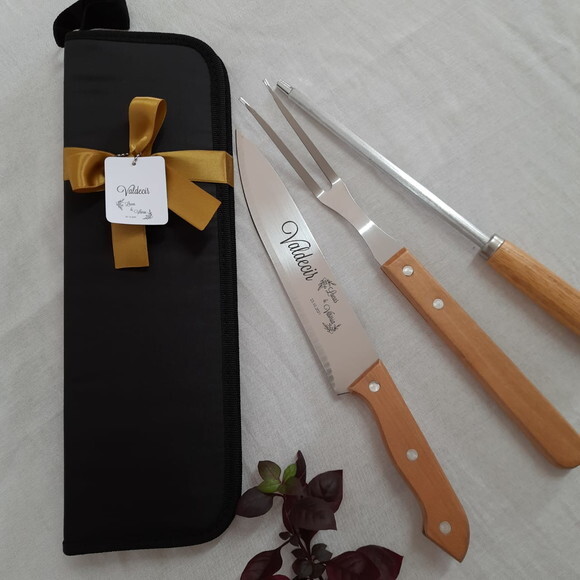 Kit Churrasco Personalizado 3 Peças 143283 Pai da Noiva
