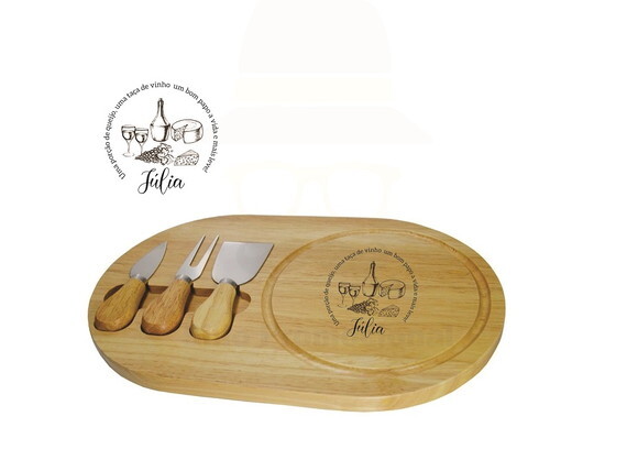 Kit Queijo - 03 Peças - 03222 - Personalizado