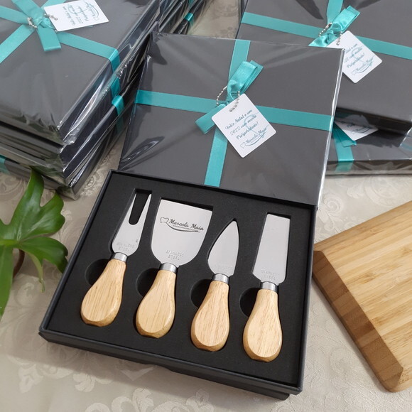 Kit Queijo Personalizado - 04 Peças - 06222 - Personalizado