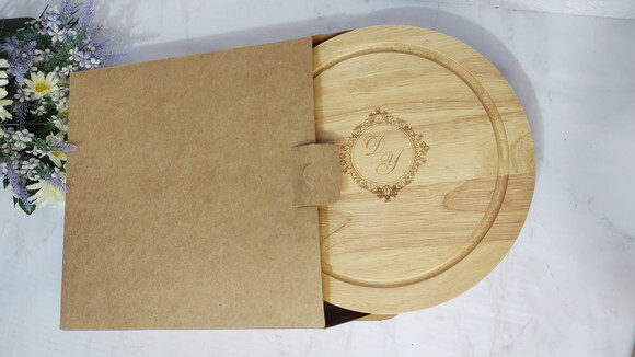 Kit Queijo Personalizado para Padrinhos - 8542 - 05 Peças