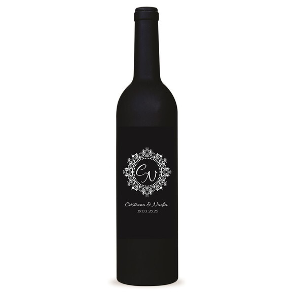 Kit Vinho Garrafa 4 Peças 12384 - Personalizado