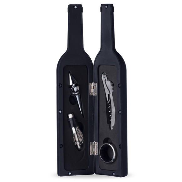 Kit Vinho Garrafa Personalizado 4 Peças 12384