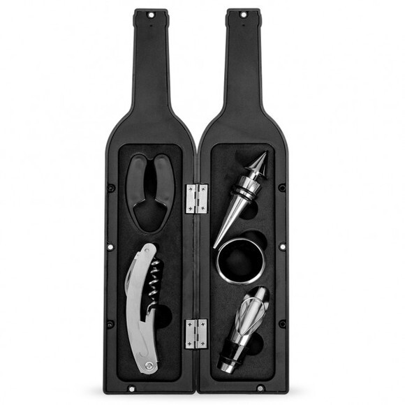 Kit Vinho Garrafa Personalizado 5 Peças 11870