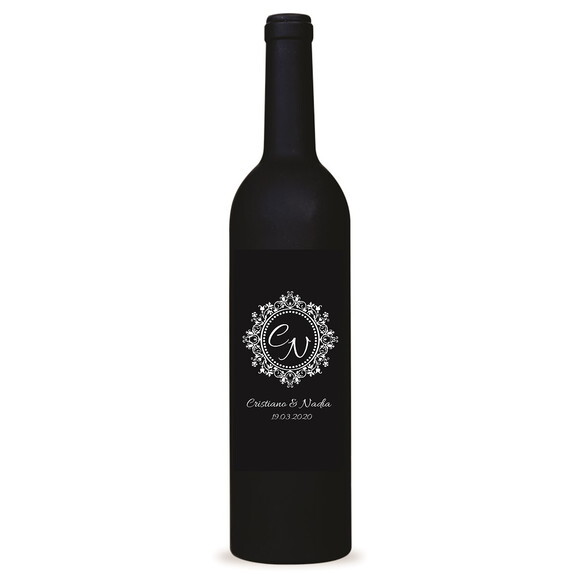 Kit Vinho Garrafa Personalizado 4 Peças 12384