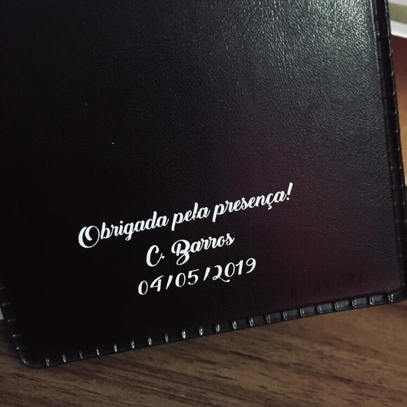Pasta Convenção Personalizada de Couro Sintético - 10108