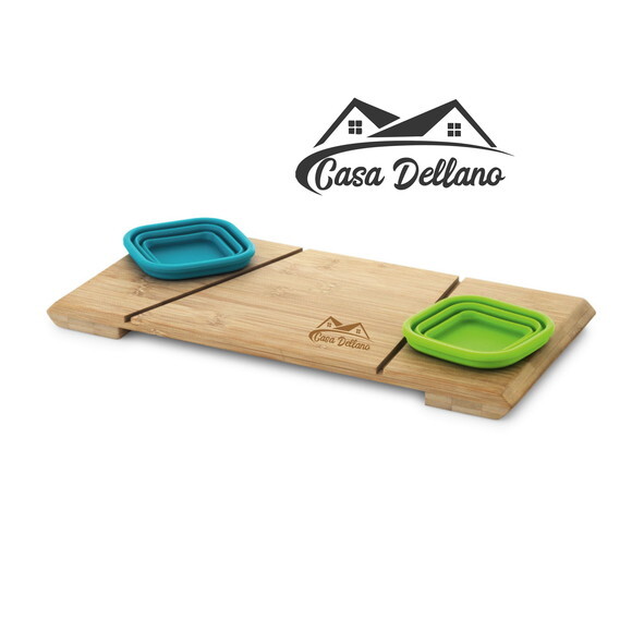 Petisqueira Bambu com 2 Potes 93898- Personalizada