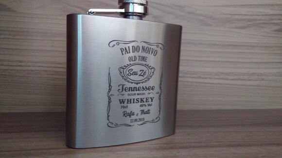 Porta Whisky 6oz Personalizado Cod390- Personalizado