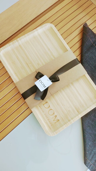 Presente Personalizado - Bandeja Bambu - 18610