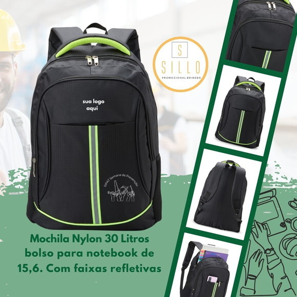 Sipat - Mochila Nylon 30 Litros Bolso para Notebook de 15,6.