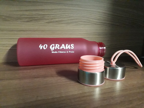 Squeeze Plástico Fosco Personalizado de 600ml Ga6025
