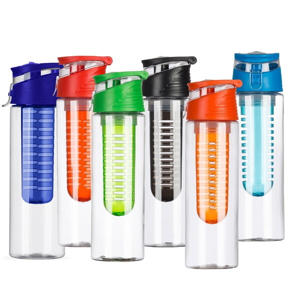 Squeeze Plástico Personalizado 700ml com Infusor - 13764b