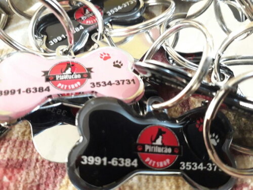 150 Unidades- Chaveiro Pingente Osso - Personalizado