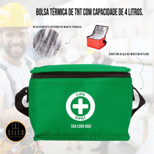 Bolsa Termica 4 Litros com Manta Termica - Personalizada