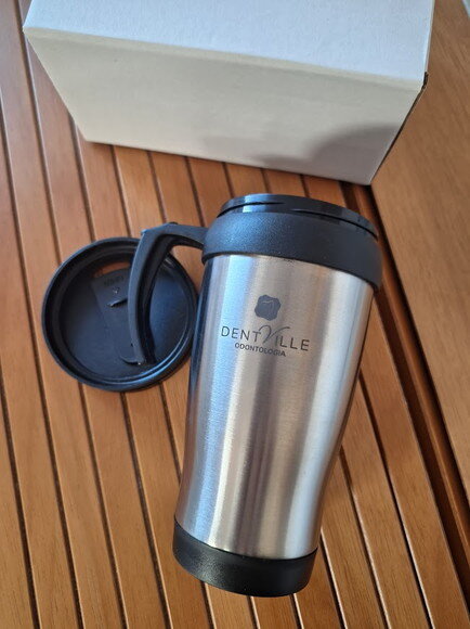 Caneca Inox de 400ml - 3889 Personalizada