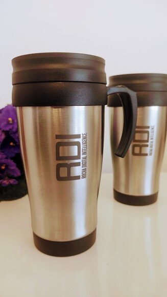 Caneca Inox de 400ml - 3889 Personalizada