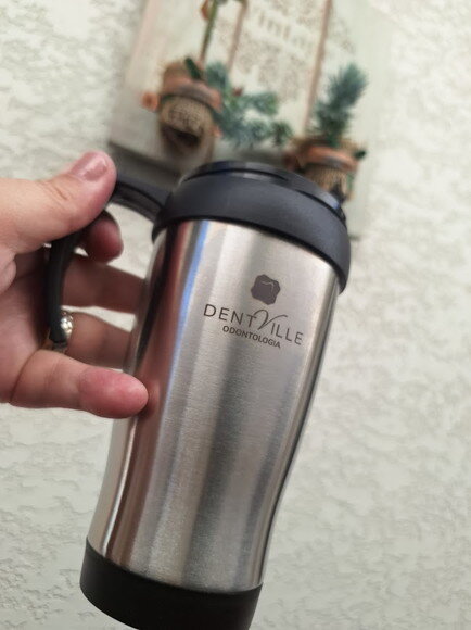 Caneca Inox de 400ml 3889 - Personalizada