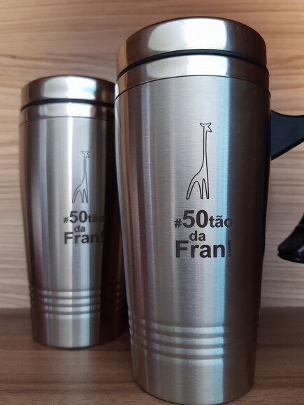 Caneca Inox de 450 ml - 05828- Personalizada